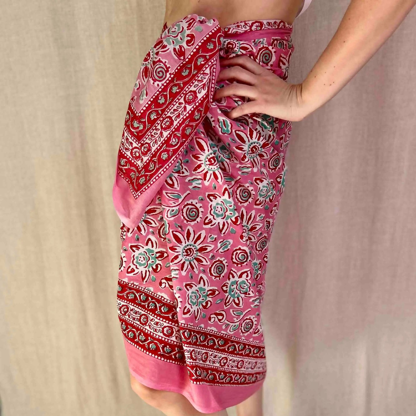 Heroe pareo roze bloemenprint Wild and Free the store