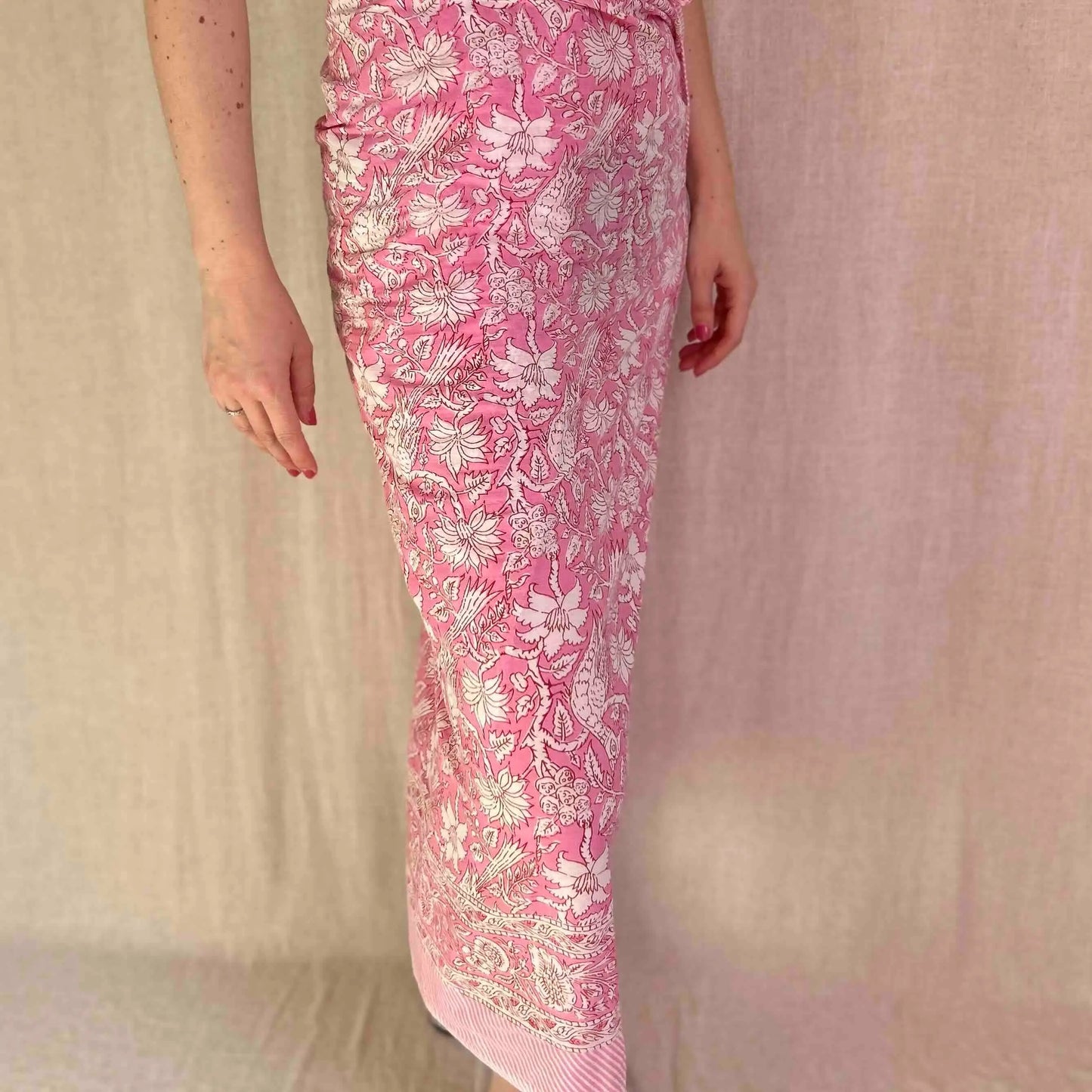 Ndege pareo roze vogelprint Wild and Free the store