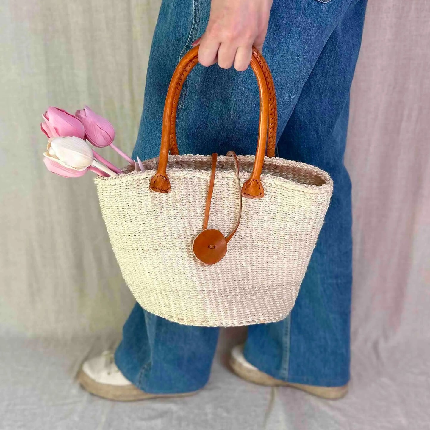 Asili sisal naturel mini tote bag Wild and Free the store