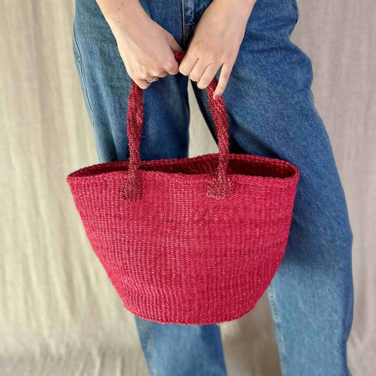 Upendo sisal roze shopper Wild and Free the store