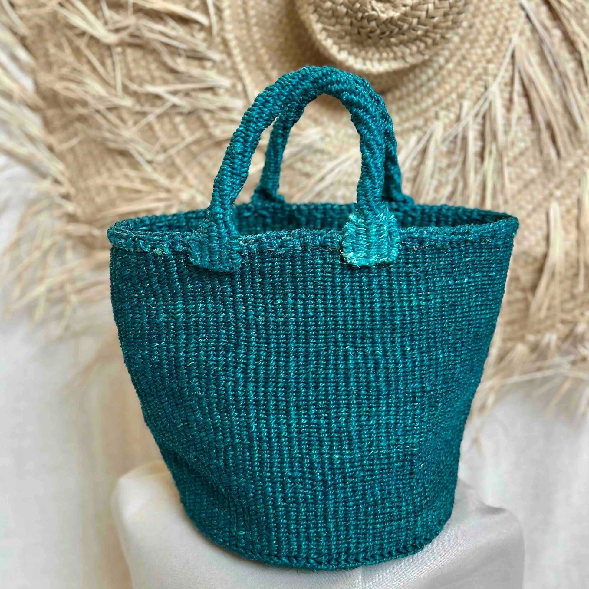 Bahari sisal groene shopper Wild and Free the store