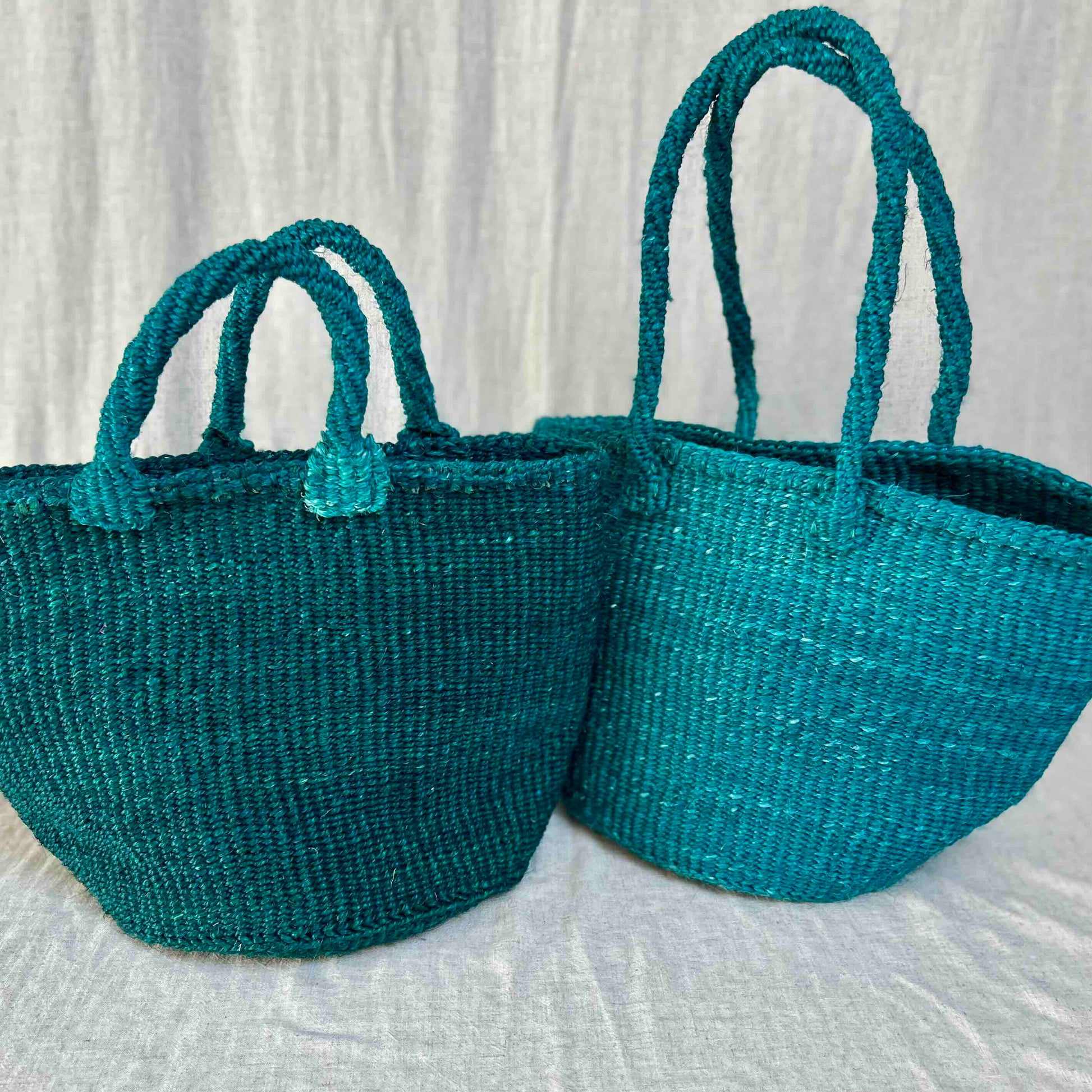 Bahari sisal groene shopper Wild and Free the store