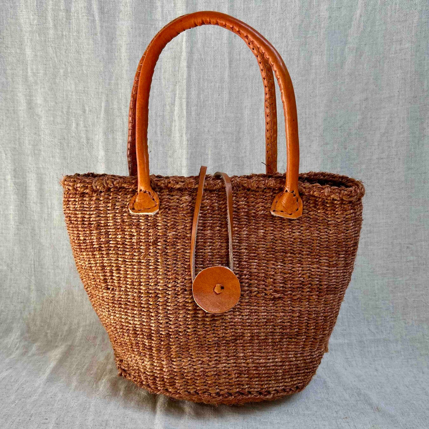Kahawia sisal bruine mini tote bag Wild and Free the store