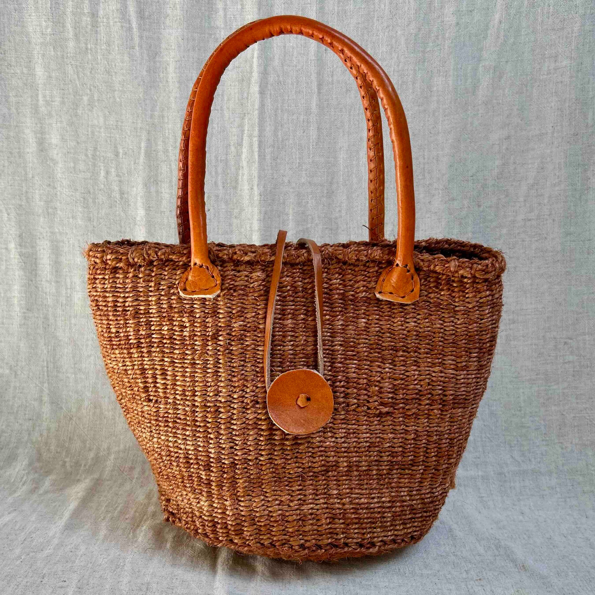 Kahawia sisal bruine mini tote bag Wild and Free the store