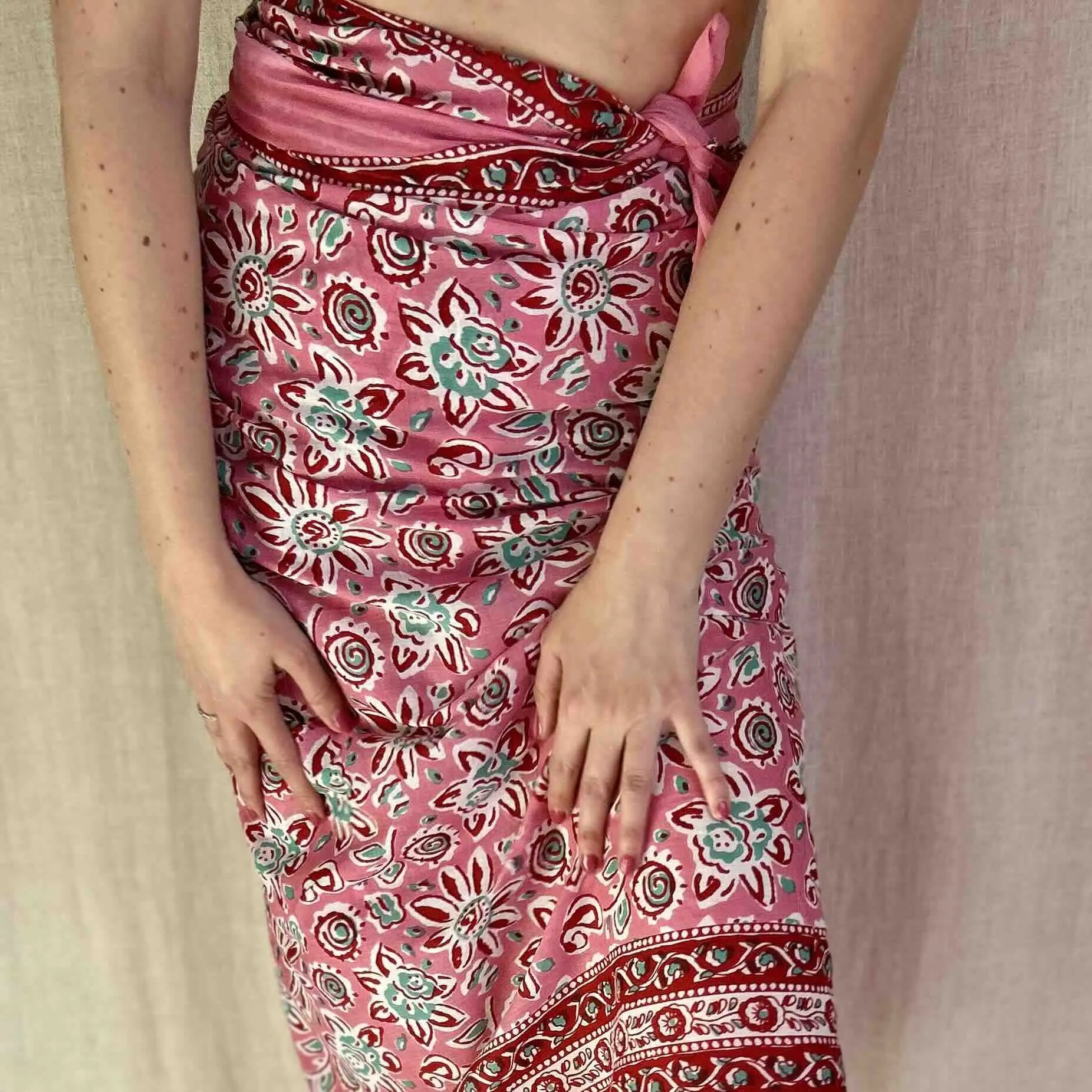 Heroe pareo roze bloemenprint Wild and Free the store
