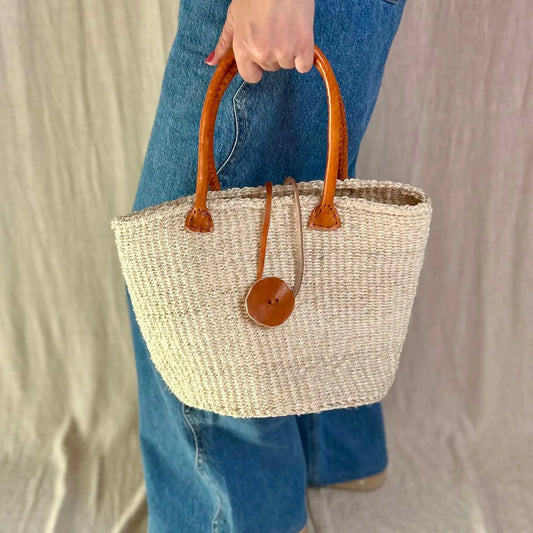 Asili sisal naturel mini tote bag Wild and Free the store