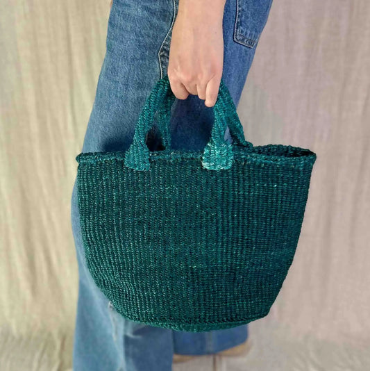 Bahari sisal groene shopper Wild and Free the store