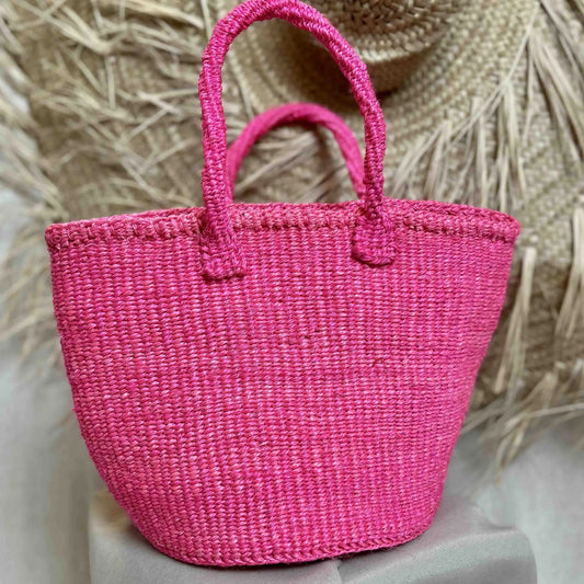 Uzuri sisal roze shopper Wild and Free the store
