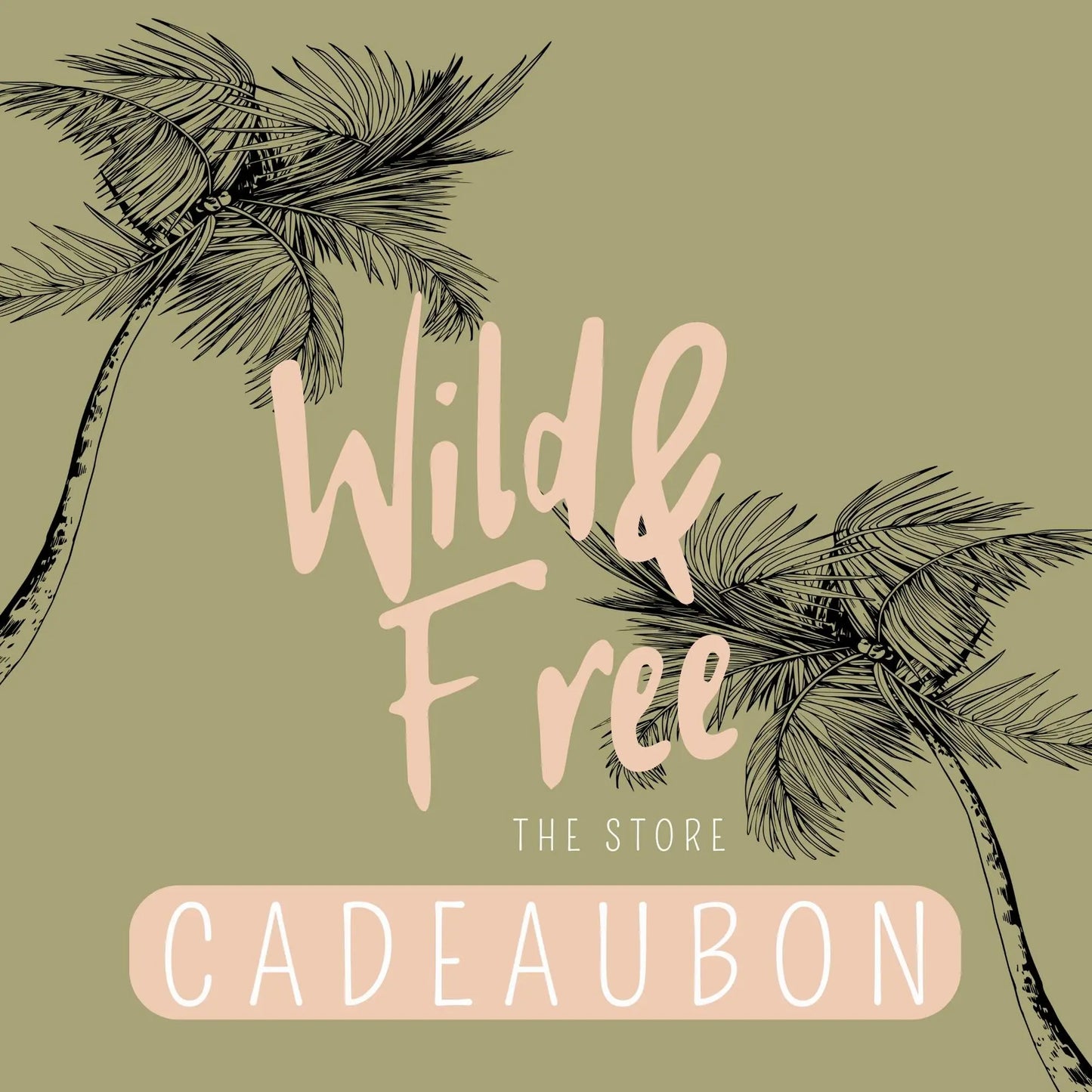Digitale cadeaubon van Wild and Free The Store – duurzaam cadeau voor boho lifestyle liefhebbers