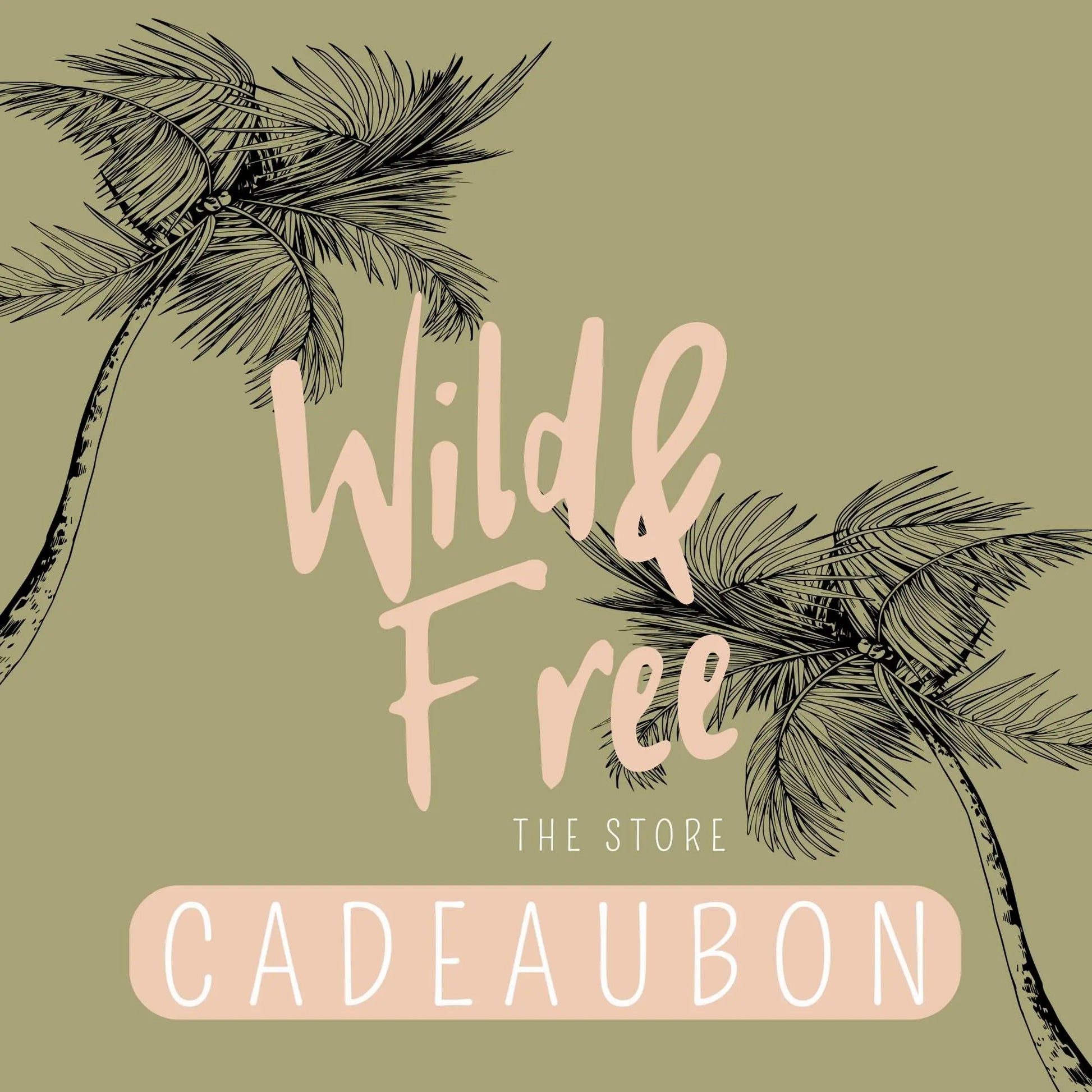 Digitale cadeaubon van Wild and Free The Store – duurzaam cadeau voor boho lifestyle liefhebbers